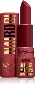 NYX Professional Makeup La Casa de Papel Lipstick vysoce pigmentovaná krémová rtěnka