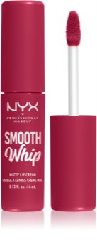 NYX Professional Makeup Smooth Whip Matte Lip Cream Fløjl læbestift med udglattende effekt