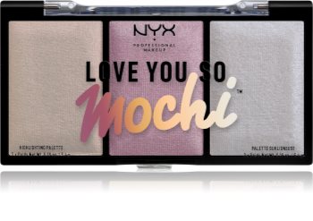 NYX Professional Makeup Love You So Mochi paletă de iluminatoare