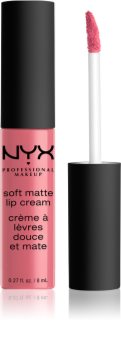 NYX Professional Makeup Soft Matte Lip Cream ruj lichid mat, cu textură lejeră