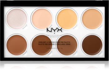 NYX Professional Makeup Highlight & Contour Cream PRO Contouring palette