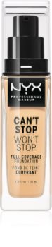 NYX Professional Makeup Can't Stop Won't Stop fond de teint haute couvrance