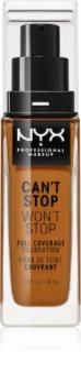 NYX Professional Makeup Can't Stop Won't Stop fond de teint haute couvrance