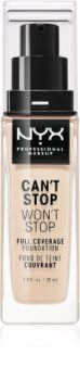 NYX Professional Makeup Can't Stop Won't Stop fond de teint haute couvrance