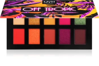NYX Professional Makeup Off tropic palette de fards à paupières