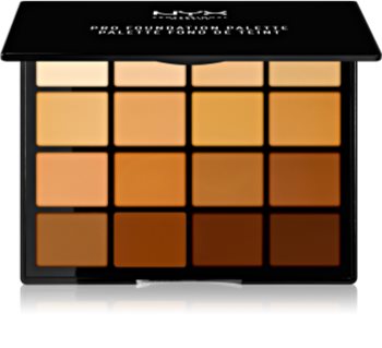 NYX Professional Makeup Pro Foundation Palette palette contouring