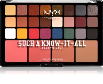 NYX Professional Makeup Such A Know-It-All paleta pentru fata multifunctionala