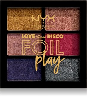 NYX Professional Makeup Love Lust Disco Foil Play palette di ombretti