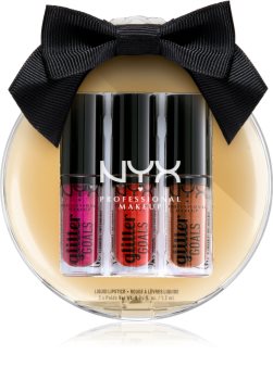 NYX Professional Makeup Love Lust Disco Glitter Goals sada rtěnek