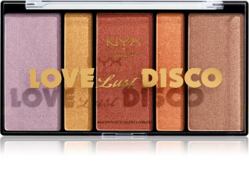 NYX Professional Makeup Love Lust Disco Highlight палитра хайлайтъри