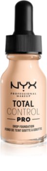 NYX Professional Makeup Total Control Pro Drop Foundation фон дьо тен