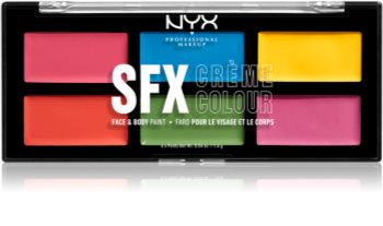 NYX Professional Makeup SFX Creme Colour™ Παλέτα για  σώμα και πρόσωπο
