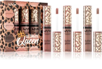 NYX Professional Makeup Ultimate Queen Butter Gloss Trio Presentförpackning för läppar