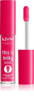 NYX Professional Makeup This is Milky Gloss Milkshakes brillo de labios hidratante con fragancia
