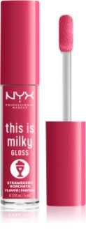 NYX Professional Makeup This is Milky Gloss Milkshakes Hydrating Lip Gloss with Fragrance