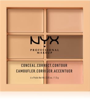 NYX Professional Makeup Conceal. Correct. Contour paletă de contur și corectare