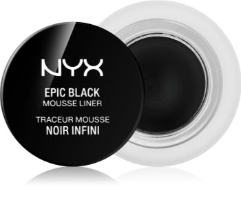 NYX Professional Makeup Epic Black Mousse Liner eyeliner rezistent la apă