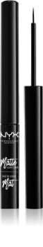 NYX Professional Makeup Matte Liquid eye-liners liquides à fini mat pour les yeux