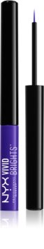 NYX Professional Makeup Vivid Brights barevné tekuté linky na oči
