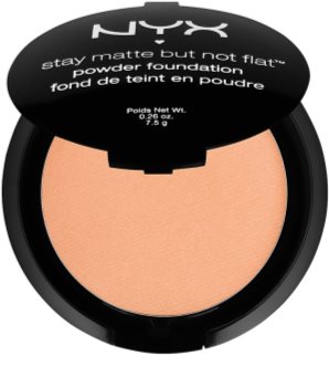 NYX Professional Makeup Stay Matte But Not Flat púdrový make-up s matným efektom