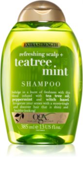 OGX Teatree Mint Extra Strenght orzeźwiający szampon