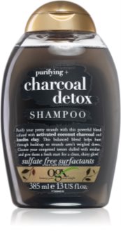 OGX Charcoal Detox shampoo detergente per capelli deboli