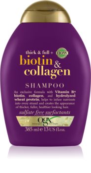 OGX Biotin & Collagen shampoo addensante per il volume dei capelli