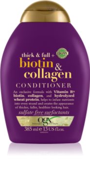 OGX Biotin & Collagen balsamo addensante per il volume dei capelli