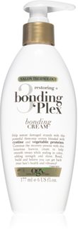 OGX Bonding Plex stiprinamasis kremas labai pažeistiems plaukams su išsišakojusiais galiukais