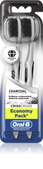 Oral B 3DW Charcoal szczoteczka do zębów 2 szt.