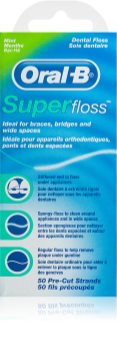 Oral B Super Floss nić dentystyczna do aparatu ortodontycznego oraz implantów