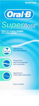 Oral B Super Floss dentálna niť pre strojček a implantáty
