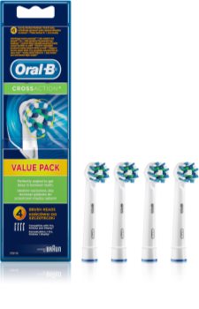 Oral B Cross Action EB 50 náhradní hlavice pro zubní kartáček 4 ks