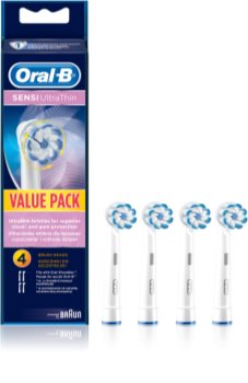 Oral B Sensitive UltraThin EB 60 têtes de remplacement pour brosse à dents 4 pcs