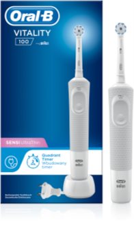 Oral B Vitality 100 Sensi UltraThin D100.413.1 White elektrická zubná kefka