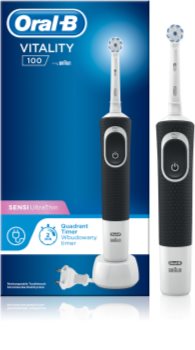 Oral B Vitality 100 Sensi UltraThin D100.413.1 Black elektromos fogkefe