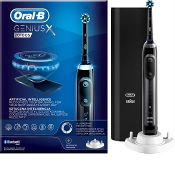 Oral B GeniusX 20100S Midnight Black електрическа четка за зъби
