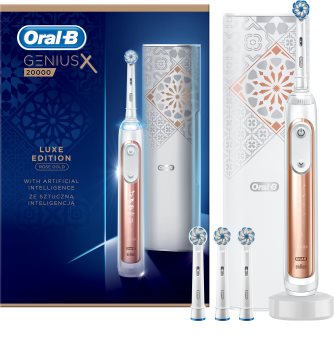 Oral B GeniusX 20000 Luxe Edition Rose Gold električna četkica za zube