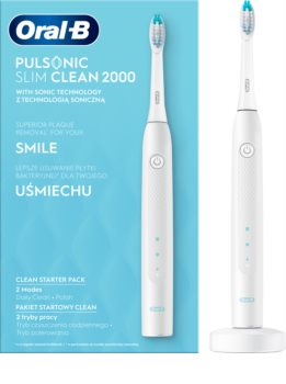Oral B Pulsonic Slim Clean 2000 White ультразвуковая электрическая зубная щетка