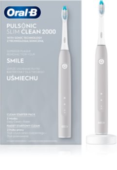 Oral B Pulsonic Slim Clean 2000 Grey sonična zobna ščetka