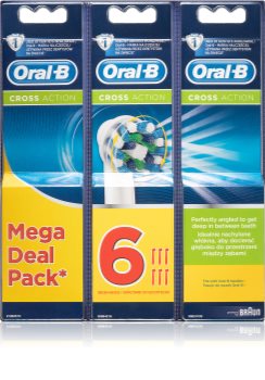Oral B Cross Action EB 50 Ersatzkopf für Zahnbürste 6 Stück