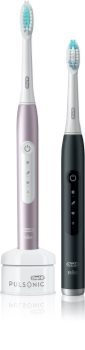 Oral B Pulsonic Slim Luxe 4900 elektrische Schallzahnbürste, 2 Bodys