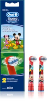 Oral B Stages Power EB10 Mickey Mouse ανταλλακτική κεφαλή για οδοντόβουρτσα έξαιρετικά μαλακό