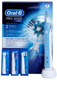 Oral B Pro 2000 D20.543.2M Blue Box Professional escova de dentes eléctrica
