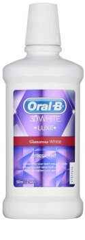 Oral B 3D White Luxe elixir bocal para dentes brancos radiantes