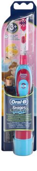 Oral B Stages Power DB4K Princess Escova de dentes com bateria para crianças soft
