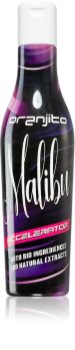 Oranjito Malibu Accelerator apsauginis soliariumo kremas su ekologiškomis įdegį spartinančiomis sudedamosiomis dalimis Unisex