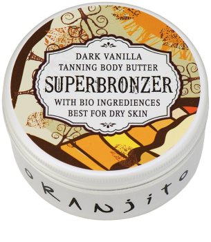 Oranjito Bio Dark Vanilla Solarie solcreme med solfaktor
