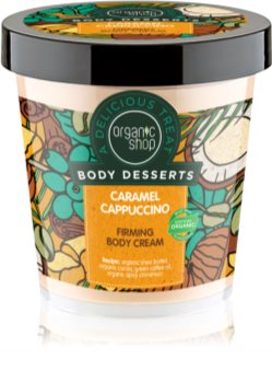 Organic Shop Body Desserts Caramel Cappuccino crema de corp pentru fermitatea pielii