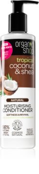 Organic Shop Natural Coconut & Shea balsam hidratant pentru păr uscat și deteriorat